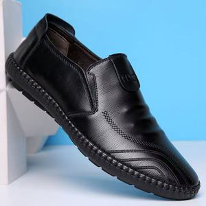 Mocasines Sin Cordones para Hombre, Parte Superior de PU, Suela de EVA, Forro de Felpa, Color Sólido, Zapatos Casuales para Toda Temporada - Product Image 6