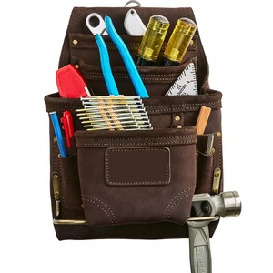 Latest Model Good Quality Heavy Duty <b>Leather</b> <b>Tool</b> Bag For <b>Working</b> Professional Factory Made Customize <b>Tool</b> Belt - Product Image 1