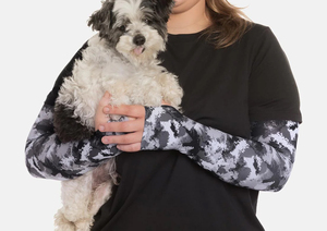 Mangas Protectoras con Estampado Floral, Protección Solar de Verano, Compresión, Antibacterianas, Refrescantes, de Seda de Hielo, Protección UV, Mangas Largas - Product Image 6