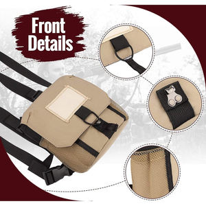 Harnais universel léger pour jumelles, sac à dos en polyester pour jumelles, sac de poitrine pour la chasse et la randonnée - Product Image 4