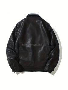 Últimas chaquetas de moda de cuero genuino de corte regular de moda chaqueta de moda de cuero de diseño premium de calidad superior para hombres - Product Image 2