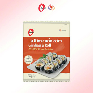 Vente en gros d'algues marines séchées et grillées O'food, feuilles de 10 g pour Kimbap Sushi |   Mini wraps de riz |   64 paquets/carton |   Fournisseur Vietnamien | - Product Image 4