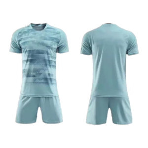 เสื้อฟุตบอลชาย คอวี แห้งเร็ว ระบายอากาศได้ดี โพลีเอสเตอร์ ชุดทีมแบบกำหนดเอง ชุดฝึกซ้อมฟุตบอล ชุดกีฬา - Product Image 1