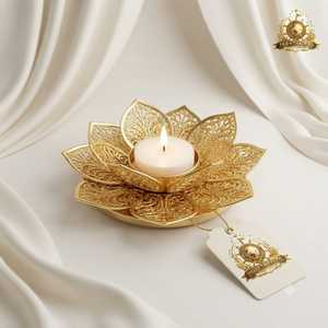 Modern Black Metal Square Oil Burner and Tea Light Holder Aromatherapy <b>Wax</b> <b>Melts</b> Warmer - Product Image 2