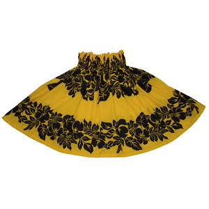 Falda Maxi Hawaiana para Mujer, Estilo Tropical, Playera, Floral, para Otoño, Vacaciones, Casual, Ligera, Fluida, Bordada, 100% Algodón - Product Image 5