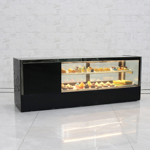 Vitrine réfrigérée commerciale à bord droit, surélevée, avec étiquette personnalisée, pour la présentation d'aliments, <span class=keywords><strong>réfrigérateur</strong></span> pour sushi - Product Image 5