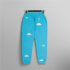 Pantalon de jogging élégant à imprimé en relief, en coton doux, coupe décontractée, style streetwear tendance, à prix abordable - Product Image 2