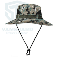 Topi Boonie Taktis Grosir, Topi Bucket Lebar Taktis, Topi Boonie Camo untuk Pria, Topi Matahari Hutan untuk Memancing, Berburu, Safari
