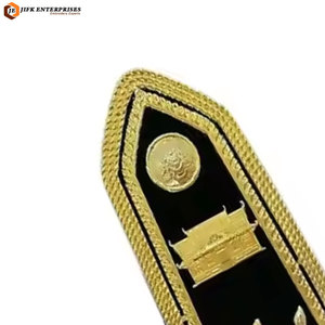 Patch de col Gorget Generals en tissu écologique de qualité supérieure avec options de conception personnalisées pour la décoration de vêtements à coudre - Product Image 5