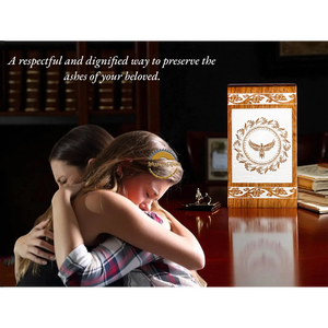 AYAANS Rosewood wooden Hand Carved Wooden Hot Selling cremation Urn <b>Box</b> for Adult Ashes Wholesale Cremation Urns (6X6X11)IN - Product Image 5