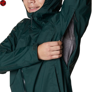 Men's <b>Waterproof</b> Windbreaker <b>Jacket</b> Lightweight Breathable Hooded Zip Up Outerwear for <b>Winter</b> Outdoor Wear <b>Jacket</b> - Product Image 2