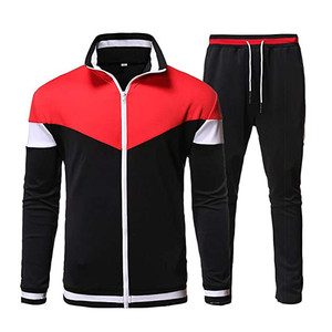 Ensemble de survêtement à capuche pour homme Ville, color block, 100 % coton molletonné, séchage rapide, fermeture à cordon, manches longues, poches latérales, fendu - Product Image 2