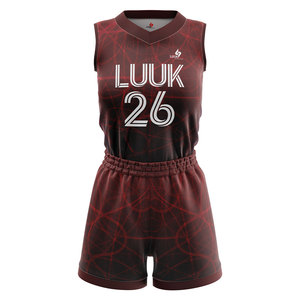 Vente en gros d'usine : Ensemble maillot et short de basketball sublimé pour femme, personnalisable avec logo, nom et numéro, OEM ODM - Product Image 4