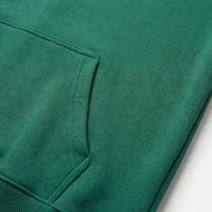 Haut à capuche coupe ample, 66 % coton, 34 % polyester recyclé, toucher doux, poche kangourou, couleur personnalisable, style crop - Product Image 5