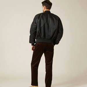 Outfitize International Wholesale <b>Suede</b> Bomber <b>Jacket</b> <b>Mens</b> Luxury Soft Touch Custom Logo Flight <b>Jacket</b> Premium Quality Apparel - Product Image 6