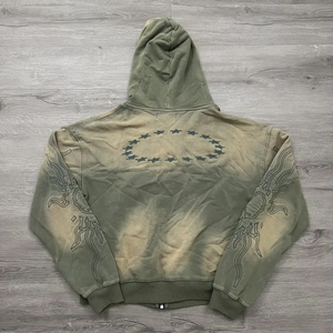 Sweat à capuche unisexe personnalisé pour homme, automne, haute qualité, strass, personnalisation complète, impression numérique, 100% coton, écologique, 300g - Product Image 5