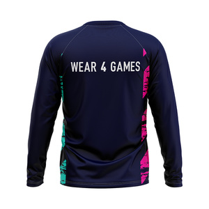 T-shirts de compression légers et sans coutures pour hommes, col rond, respirants, séchage rapide, pour l'entraînement, décontractés, imprimés, hauts de loisirs - Product Image 3