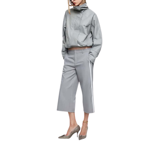 Women's Sports Windbreaker Jacket with <b>Hood</b> Lightweight Half Full <b>Zip</b> Outerwear - Product Image 5