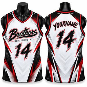 Maillot de basket-ball pour homme, bleu sarcelle, beige, noir, avec motif de foudre sublimé à effet de pinceau, en maille respirante, débardeur de sport pour la gym - Product Image 3
