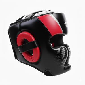 Protector de Cabeza de Boxeo de Cuero PU de Marca Privada con Logotipo Personalizado - Product Image 3