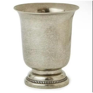 Vasos de metal de diseño clásico, vasos de acero inoxidable plateados, copas de tulipán color menta, vaso para cócteles, para fiestas y bares. - Product Image 1