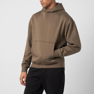 Sweat à capuche pour homme en molleton premium, coupe classique, grammage lourd, séchage rapide, respirant, avec poches, style streetwear, pour l'hiver - Product Image 1