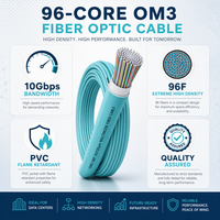 Cable Troncal de Fibra Óptica HEADWAY 96, Monomodo OM4, 2 km, PVC, para Interiores, para Centros de Datos y Cableado de Red Local