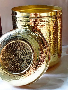 Boîte de rangement en laiton pour épices, la plus vendue, 250 ml, design luxueux pour la maison et la restauration, prix d'usine - Product Image 6