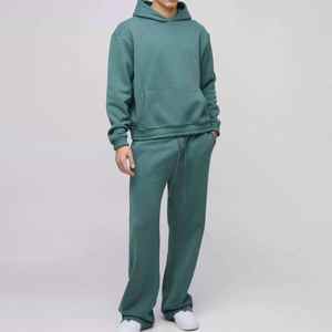 Conjunto de Sudadera con Capucha y Pantalones Deportivos Holgados Personalizados para Hombre, Estilo Jogging, en Venta - Product Image 6