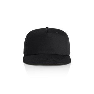 Casquette de baseball unisexe en nylon respirant et imperméable, vert olive uni, 5 panneaux, non structurée, à visière plate, style trucker - Product Image 2