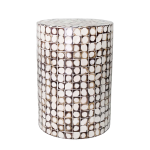 Handcrafted New Design Coconut Shell Round <b>Bed</b> Table Side Unique Ottoman <b>Stool</b> for Home & Garden from Vietnam - Product Image 1