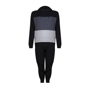 Conjunto Deportivo para Hombre con Capucha y Bloques de Color, Manga Larga, Corte Regular, Informal, para Otoño, Sudadera y Pantalones de Poliéster y Algodón - Product Image 5