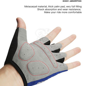 Guantes de ciclismo de calidad profesional hechos con tela suave y transpirable que ofrecen un ajuste cómodo y un agarre mejorado para ciclismo informal - Product Image 3