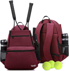 Sac de pickleball personnalisé professionnel pour hommes et femmes, capacité 30-40L, avec compartiment ventilé pour chaussures, cadre externe, peut contenir 2 raquettes - Product Image 6