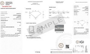 ห้องปฏิบัติการ CVD เพชร1.00 CT มรกตเจียระไนแบบเพชรที่สมบูรณ์แบบสี F 6.92มม. VS1ความคมชัดได้รับการรับรอง IGI หินที่มีความแม่นยำสำหรับเครื่องประดับสุดหรู - Product Image 2