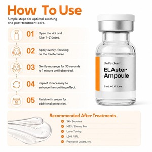 Ampolla de belleza coreana PDRN 5mL para recuperación de la piel, esencia calmante para la barrera cutánea, tratamiento de belleza, ampolla calmante, hidratación rápida - Product Image 2