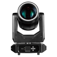 STSLITE LED 200W Beam Moving Head Licht mit RGB LED-Ring LCD-Display DMX512-Steuerung für Hochzeitsanwendungen