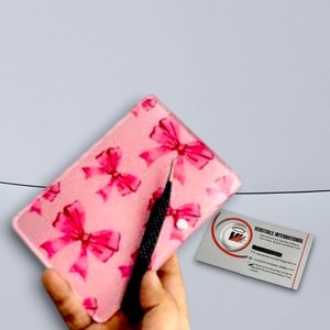 New Arrival Pink Bow Diamond Heart Shape Eco-Friendly Acrylic Magnetic Lash Tiles Private <b>Label</b> Lash Plate Eyelash Extension - Product Image 2