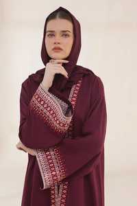 Nueva Llegada, Ropa Islámica Modesta, Túnica con Diamantes, Abayas Lujosas con Lentejuelas, Vestidos Musulmanes de Malla para Mujer, Abaya de Dubái, Poliéster - Product Image 4