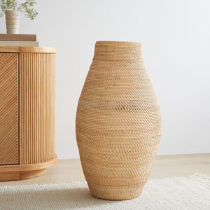 Jarrón de Flores de Mimbre, Tejido a Mano, Decoración Natural para el Hogar, Jarrones de Mimbre, Decoración Personalizada OEM - Product Image 5