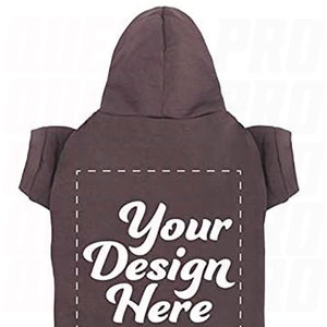 Custom Pet Hoodie Personalized Dog Sweatshirt Photo Text Hooded Pullover Small Medium Large Dogs Puppies Cats Fashionable - Product Image 4