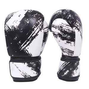 Gants de boxe à lacets en cuir véritable de haute qualité, très demandés - Product Image 3