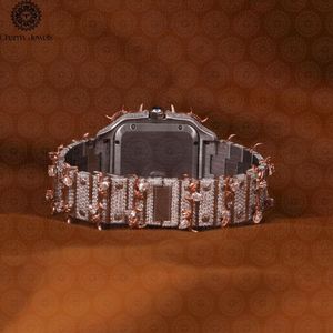 Charm Jewels Men's Luxury Stainless Steel Square <b>Watch</b> 38mm Analog Sapphire Crystal High Quality Fashion Design - Product Image 3