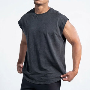 เสื้อกล้ามออกกำลังกายผู้ชาย ราคาดีที่สุด วัสดุระบายอากาศได้ 100% ทันสมัยและมีสไตล์ - Product Image 6