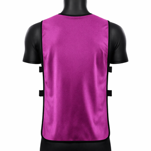 Chaleco Deportivo Morado sin Mangas, Cuello Redondo, Transpirable, de Poliéster, Unisex, para Adultos, para Todas las Temporadas - Product Image 2