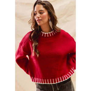 Pull de vacances de Noël pour femme coupe ample donc ME Design - Product Image 4