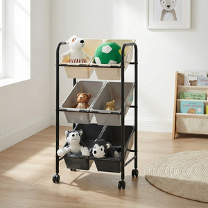 Best OEM Quality <b>Organizer</b> Factory Household <b>Storage</b> Manufacturer Housewares Home Room DIY Kids PP Bin <b>Toy</b> <b>Organizer</b> Units - Product Image 5