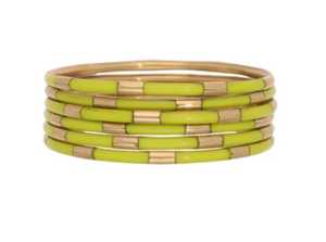 Elegantes brazaletes de color turquesa con incrustaciones de resina de latón para mujer, joyería hecha a mano para regalar, producto fabricado por Flatant Exports - Product Image 3