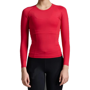 Camisetas de compresión de secado rápido al por mayor, más vendidas, de manga larga completa, para hombre y mujer, transpirables, de spandex/poliéster, unisex. - Product Image 1