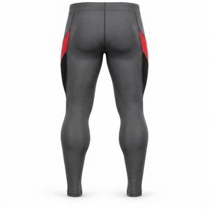 <b>Men</b> <b>Legging</b> Premium Custom Fitness Tights <b>Compression</b> Sportswear Breathable Polyester Fabric Stretch Construction Moisture - Product Image 5